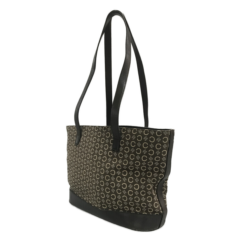 Celine Macadam tote bag featuring denim monogram Brown - Picture 2 of 6